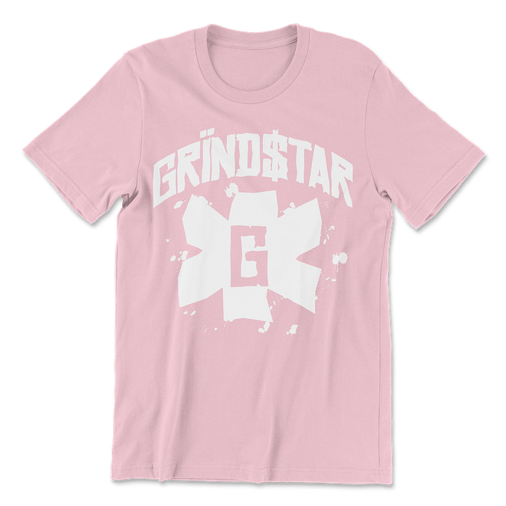 GRIND STAR WHITE EMBLEM TEE product image (1)