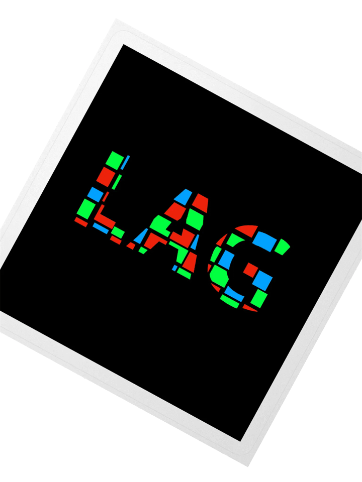 LAG • Broken RVB Edition sticker product image (2)
