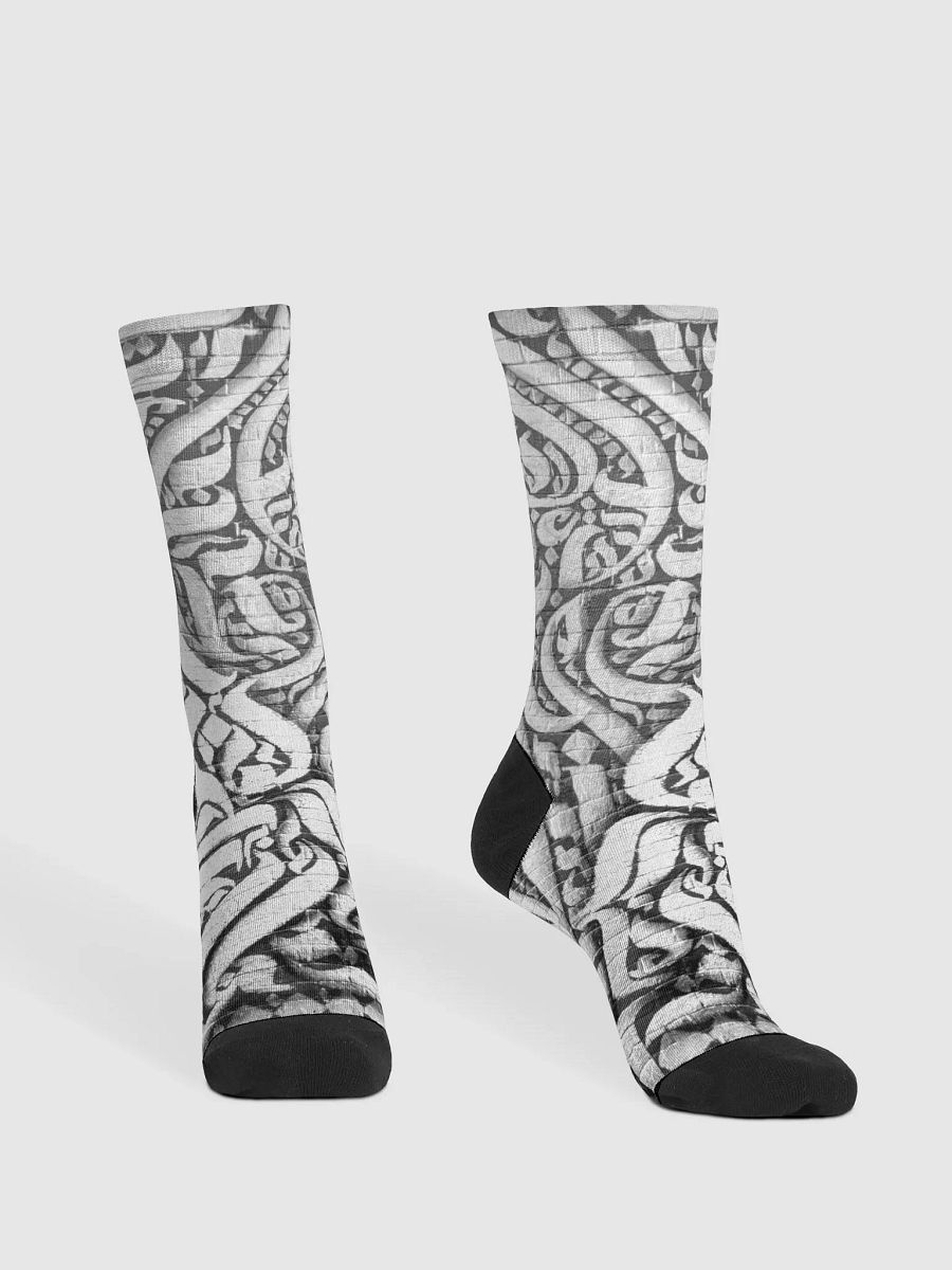 Calligraphy Socks NOIR product image (4)