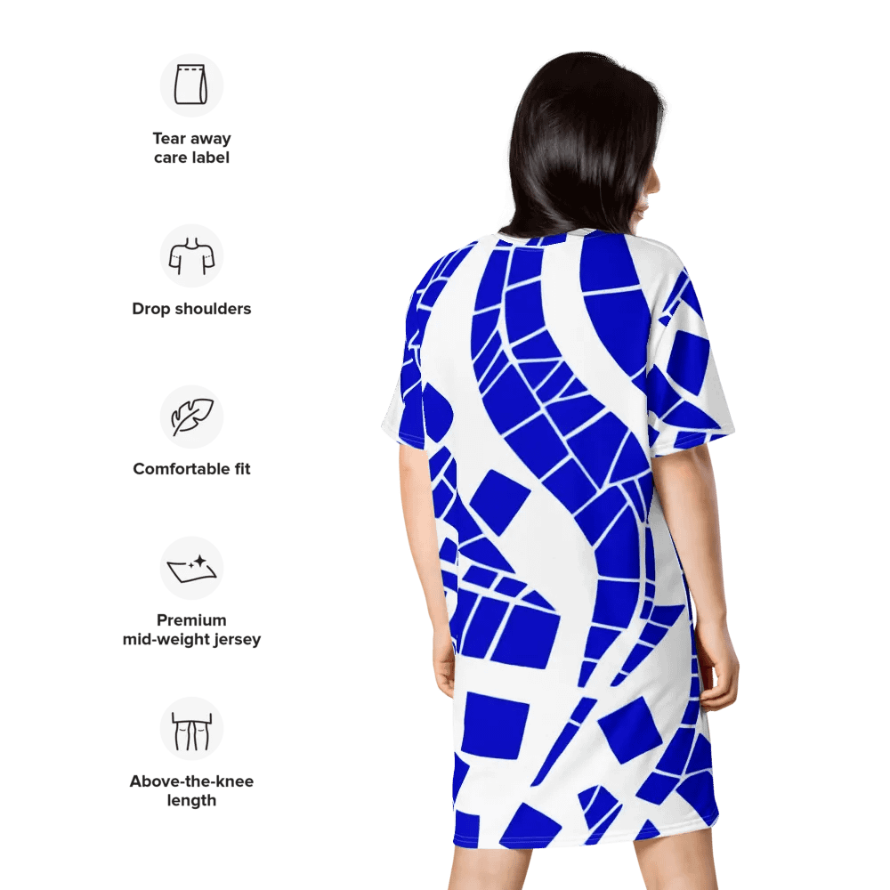 Geometric Glam T Shirt Dress product image (10)
