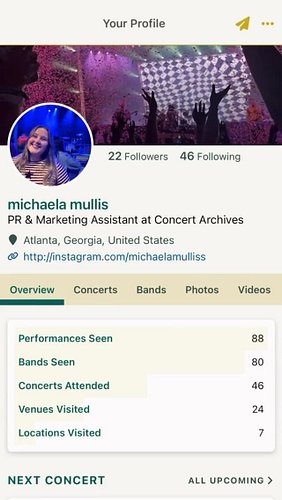 We are so excited to announce 2 brand new features: Yearly Concert Recaps & the option to change your default home screen! Wa...