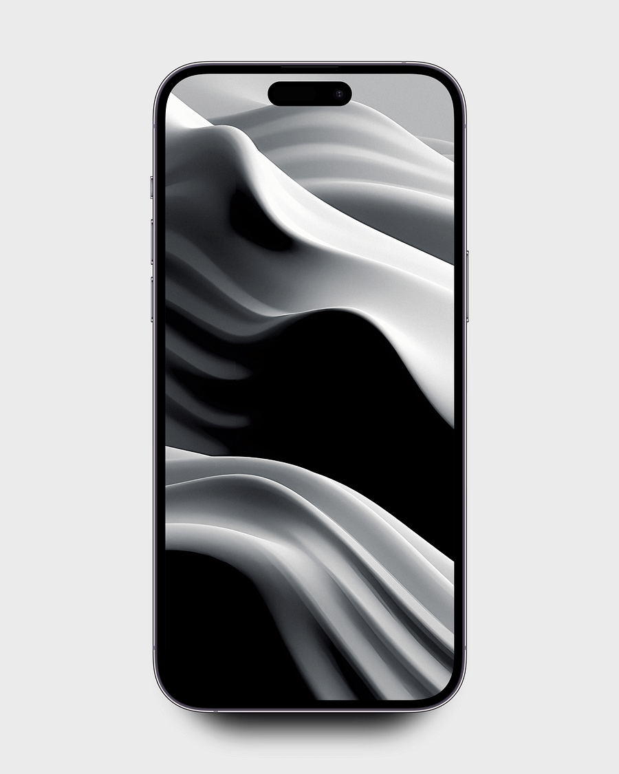 Grayscale Tides 8K Wallpaper Pack [UPDATE] product image (11)