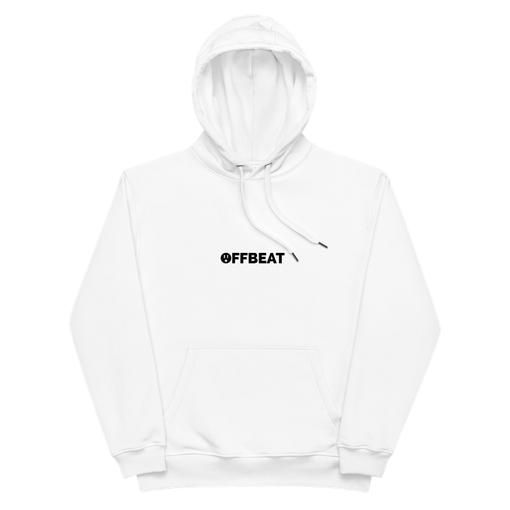 White Eco Luxe Organic Hoodie product image (2)
