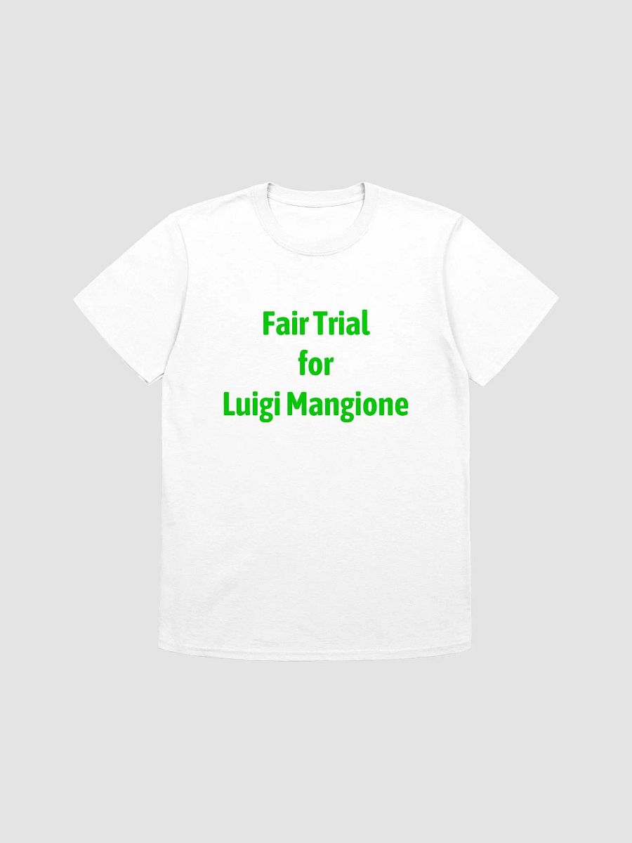 Fair Trial for Luigi Mangione T-Shirt product image (1)