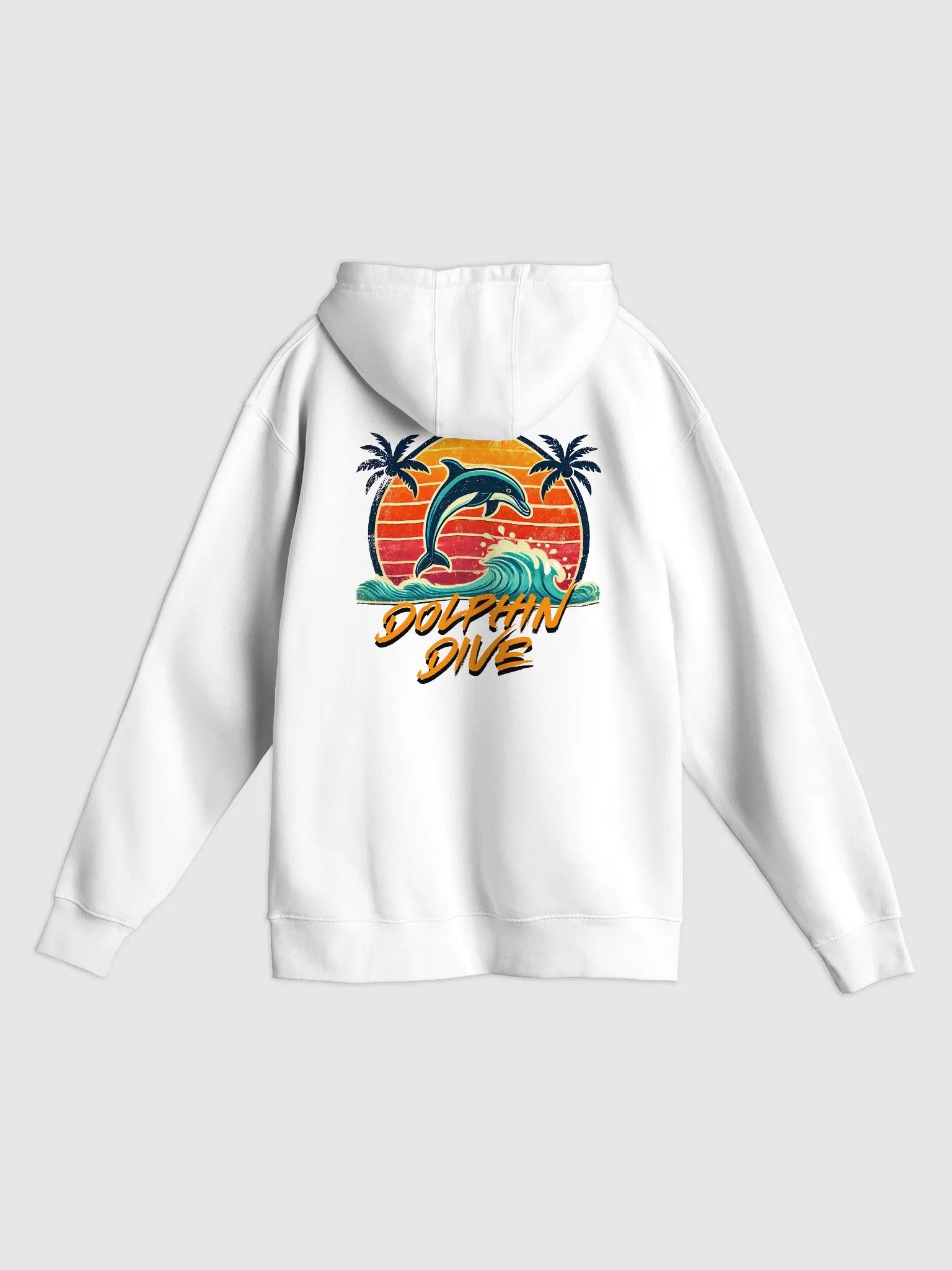 Dolphin Dive Sunset Premium Hoodie product image (14)
