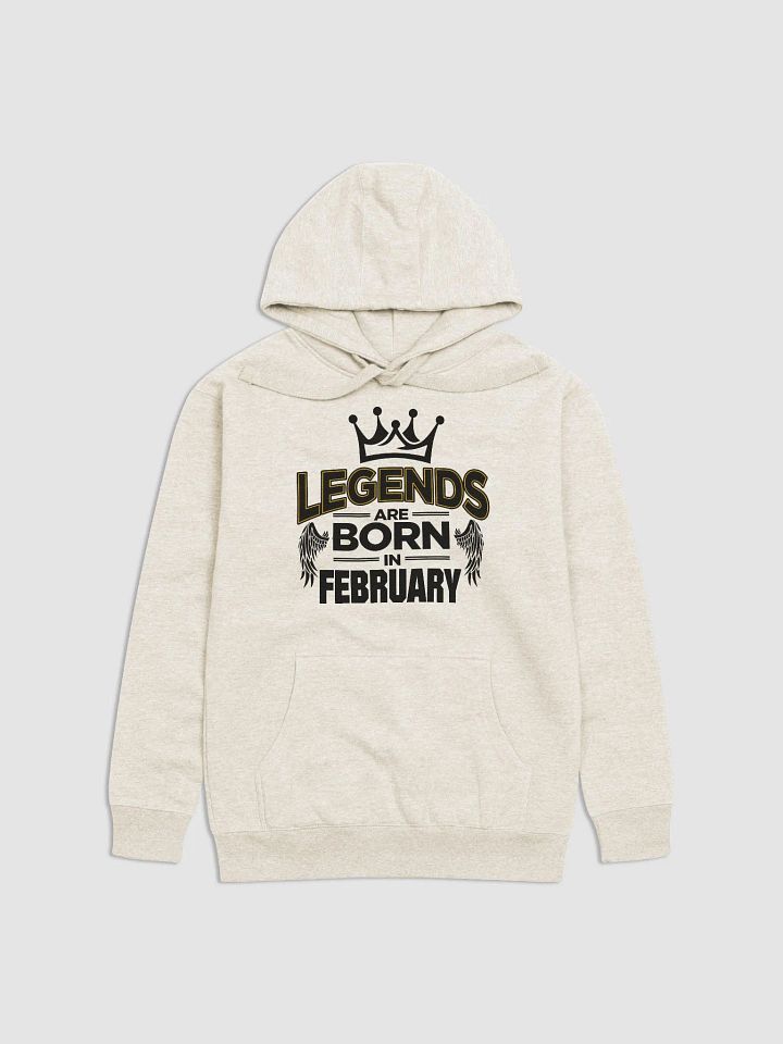 Legends are born in January Cotton Hoodie product image (1)