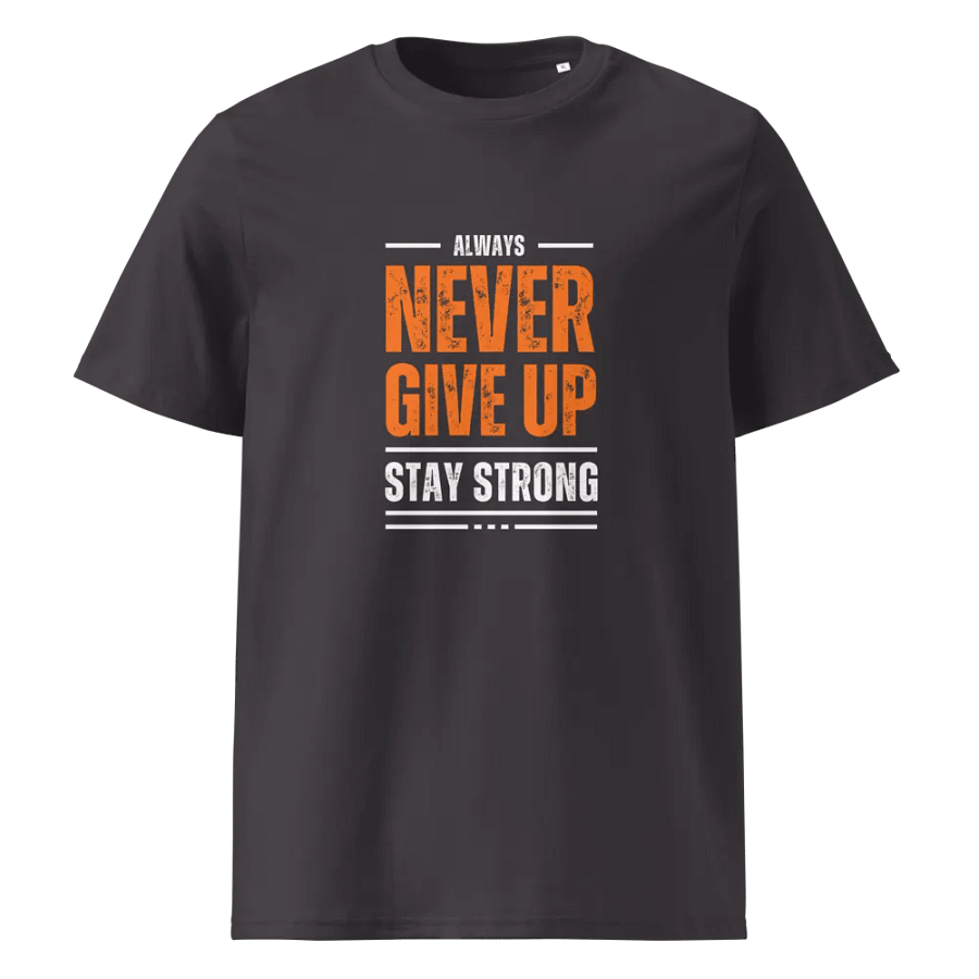 NEVER GIVE UP Glitch Tee product image (5)
