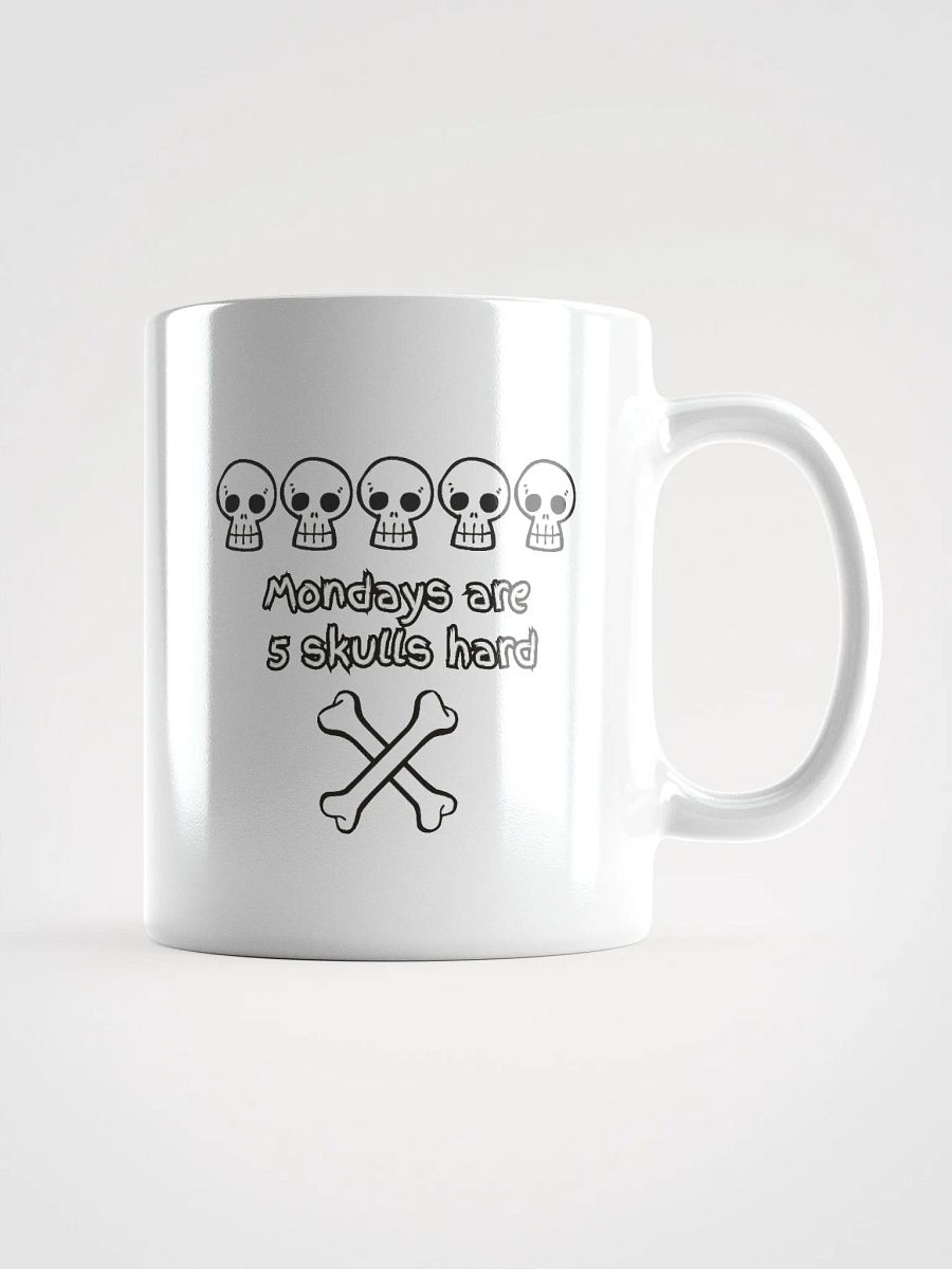 Mondays Are 5 Skulls Hard Mug product image (1)