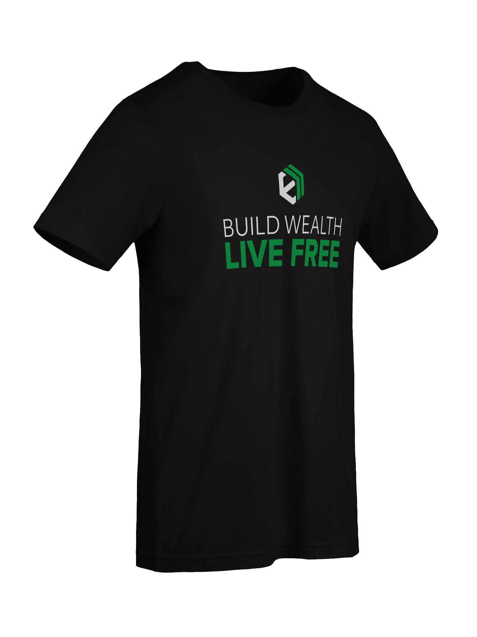 E-Estate “Build Wealth. Live Free.” Lifestyle Tee (Unisex) product image (9)