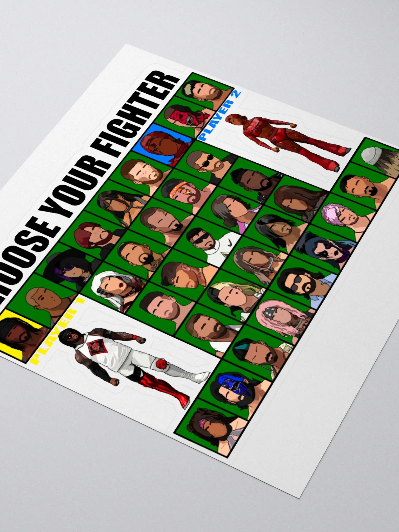PEPW Choose Your Fighter Judah x Skaar Sticker product image (3)