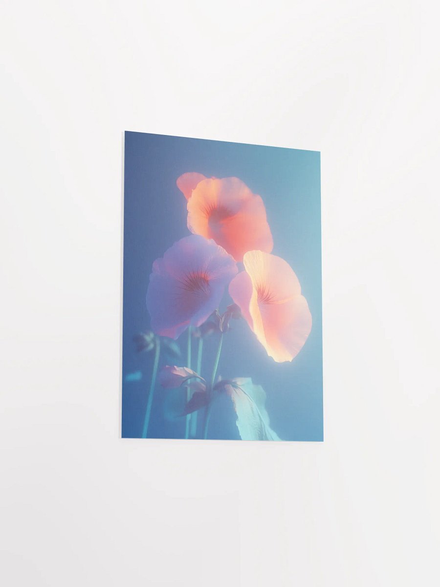 Ethereal Pansy Flower Matte Art Print product image (3)