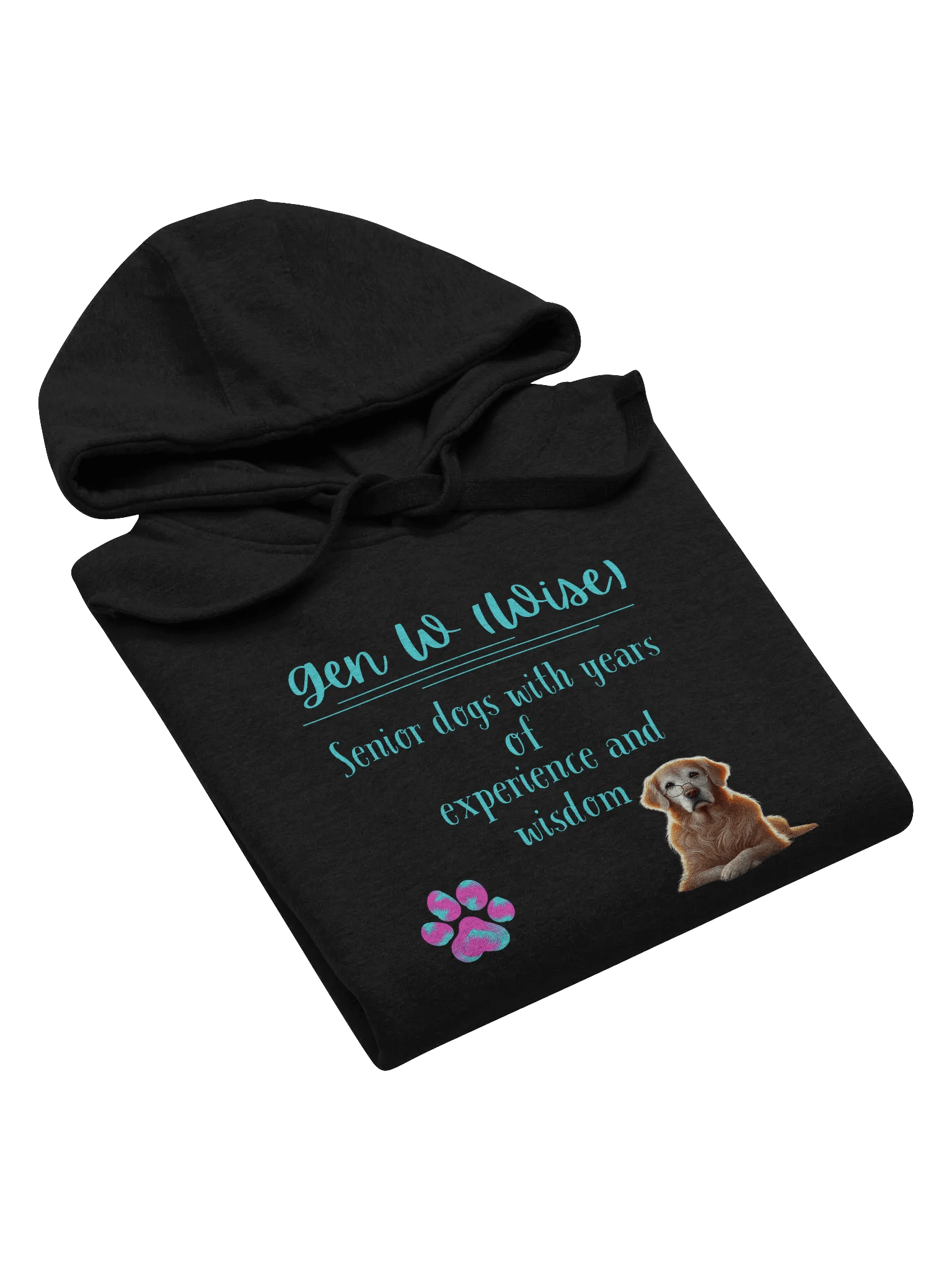 Gen W Wise Senior Dogs Unisex Hoodie product image (6)