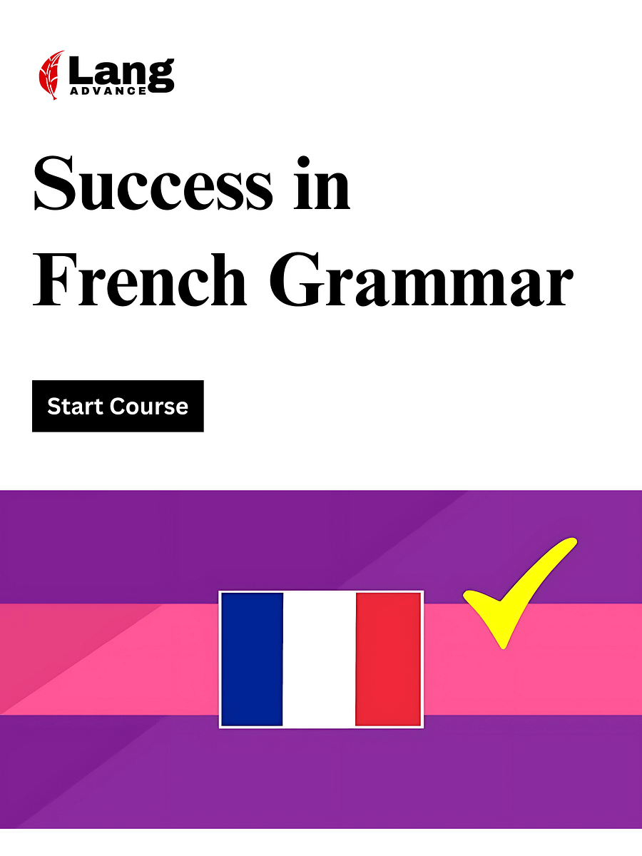 Success in French Grammar | The Present Perfect (past) Tense product image (1)