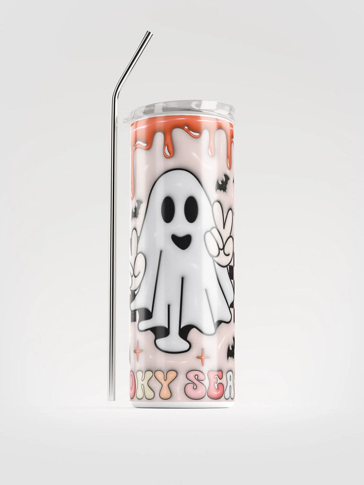 Ghostly Peace Stainless Steel Tumbler product image (1)