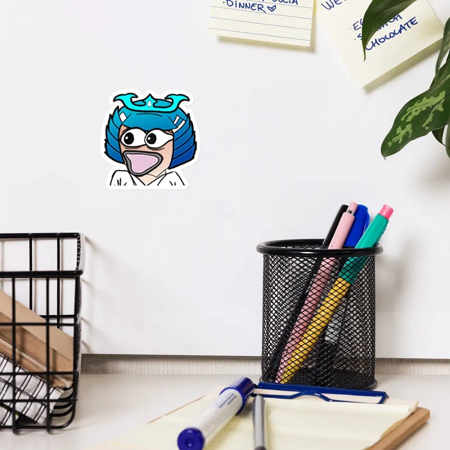 Samurai Poggers Die-Cut Magnet product image (12)