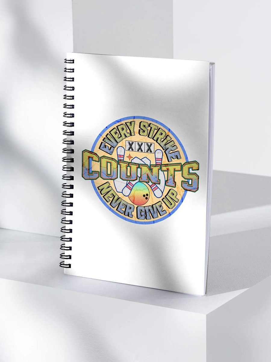 Every Strike Count Bowling Spiral Notebook product image (3)