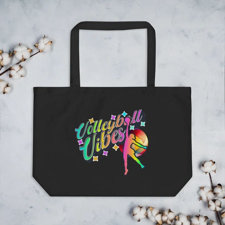Volleyball Vibes Female Vibrant Tote product image (2)