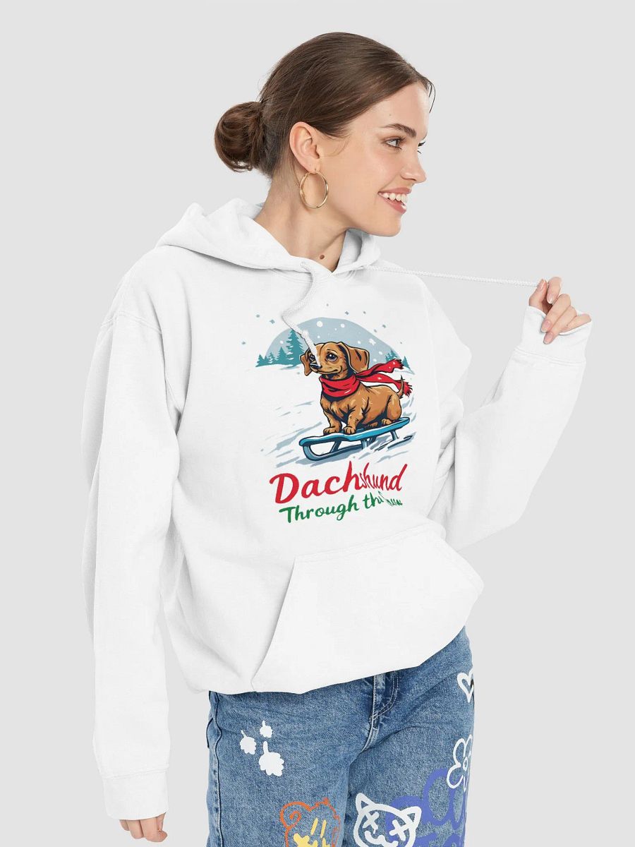 Dachshund Through the Snow Christmas Hoodie product image (7)