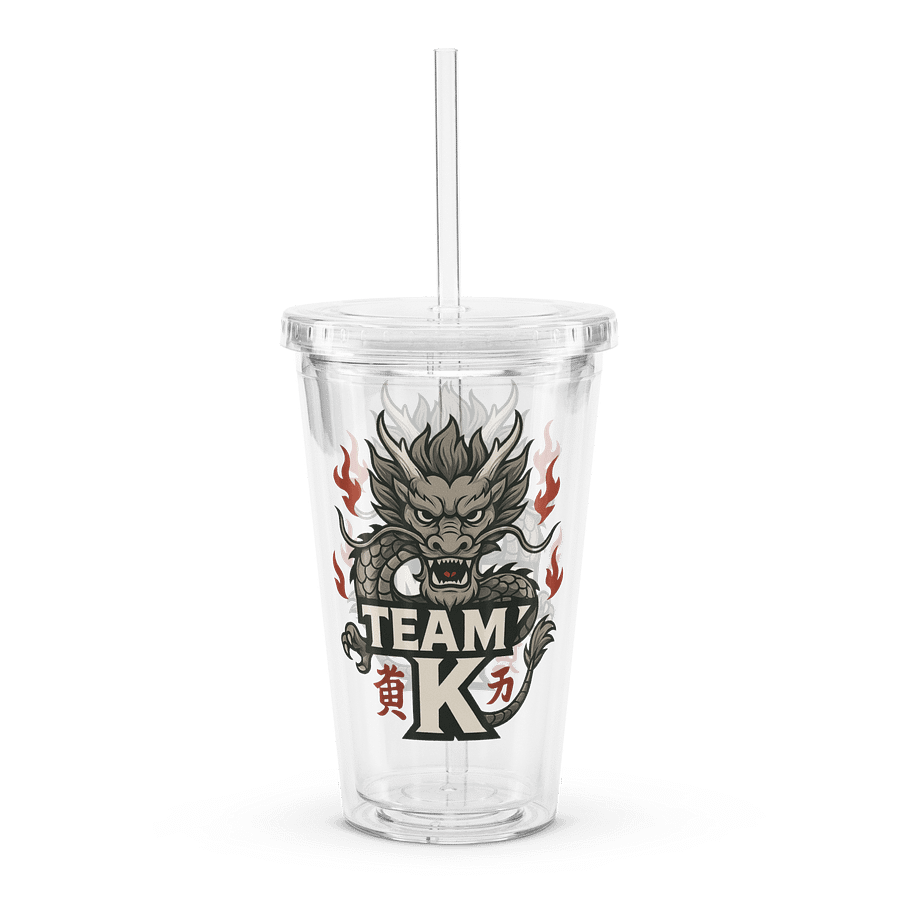 Team K China Clear Plastic Tumbler product image (1)
