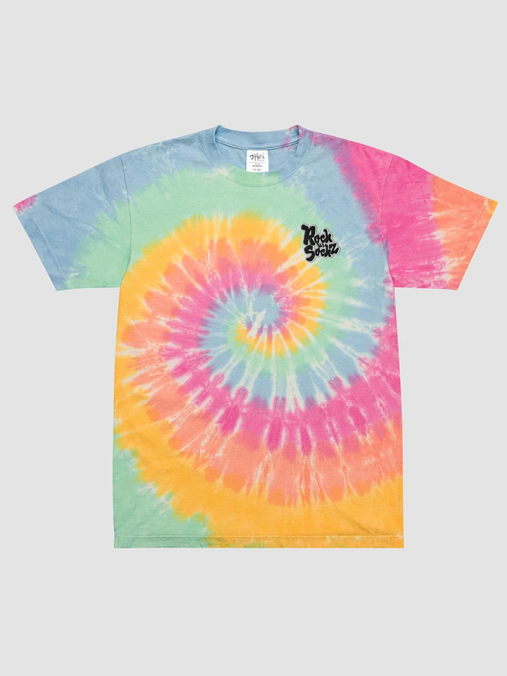 RockUrBasics Oversized Embroidered Tie-Dye T-Shirt product image (1)
