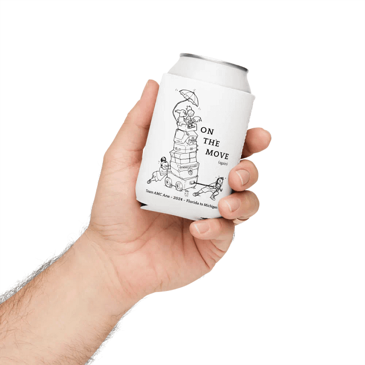 On the move - Coozie (two sizes) product image (1)