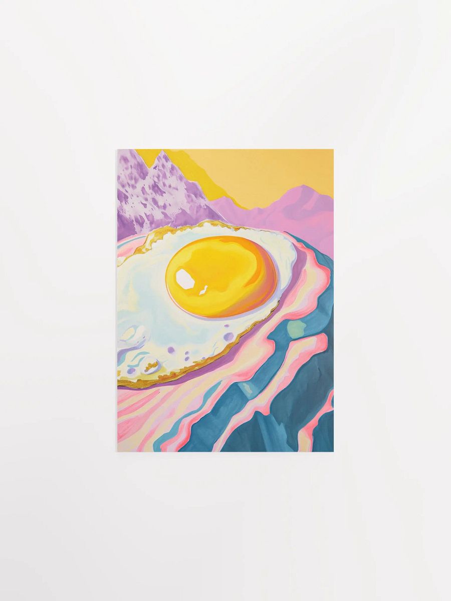 Whimsical Egg Landscape Poster product image (2)