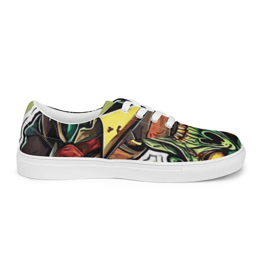 Undead Elegance Men's Canvas Shoes product image (12)