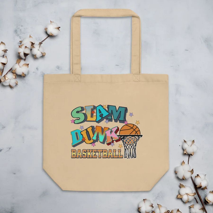Basketball Slam Dunk Eco-friendly Tote product image (3)