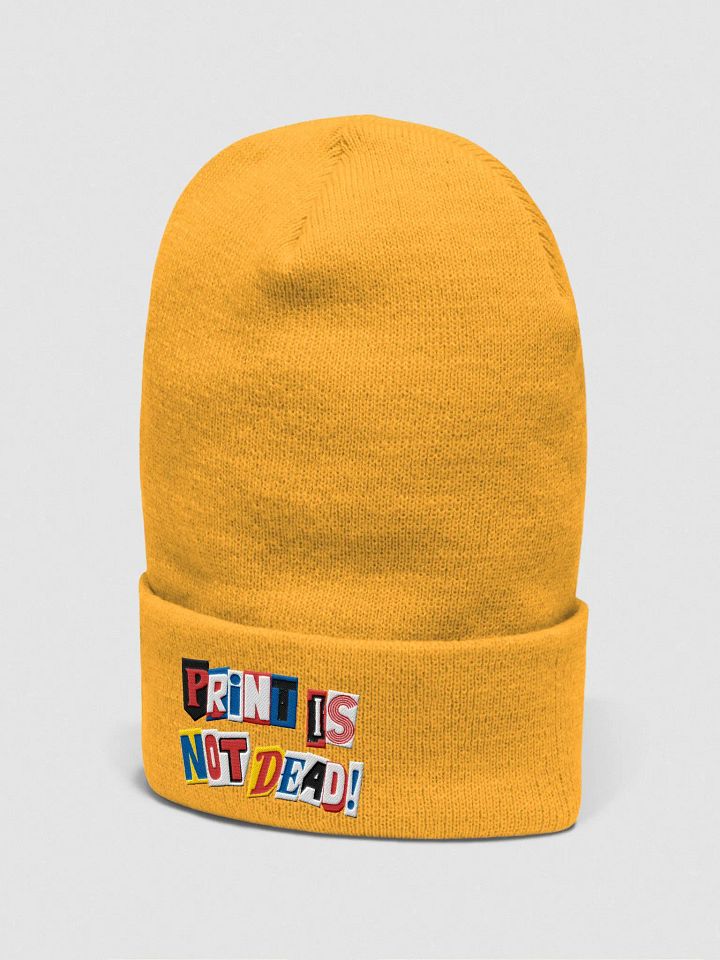 Print Is Not Dead - BEANIE product image (2)