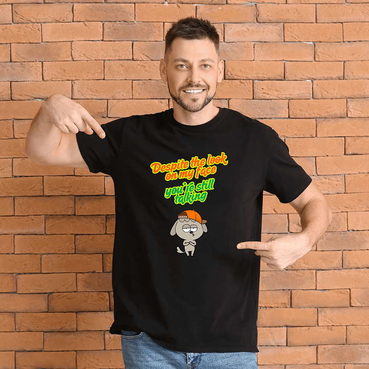 Despite The Look On My Face T-Shirt Sarcastic Funny T-Shirt product image (7)