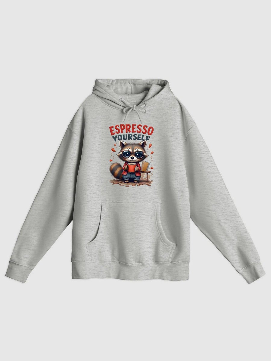Espresso Yourself Raccoon Premium Hoodie product image (1)