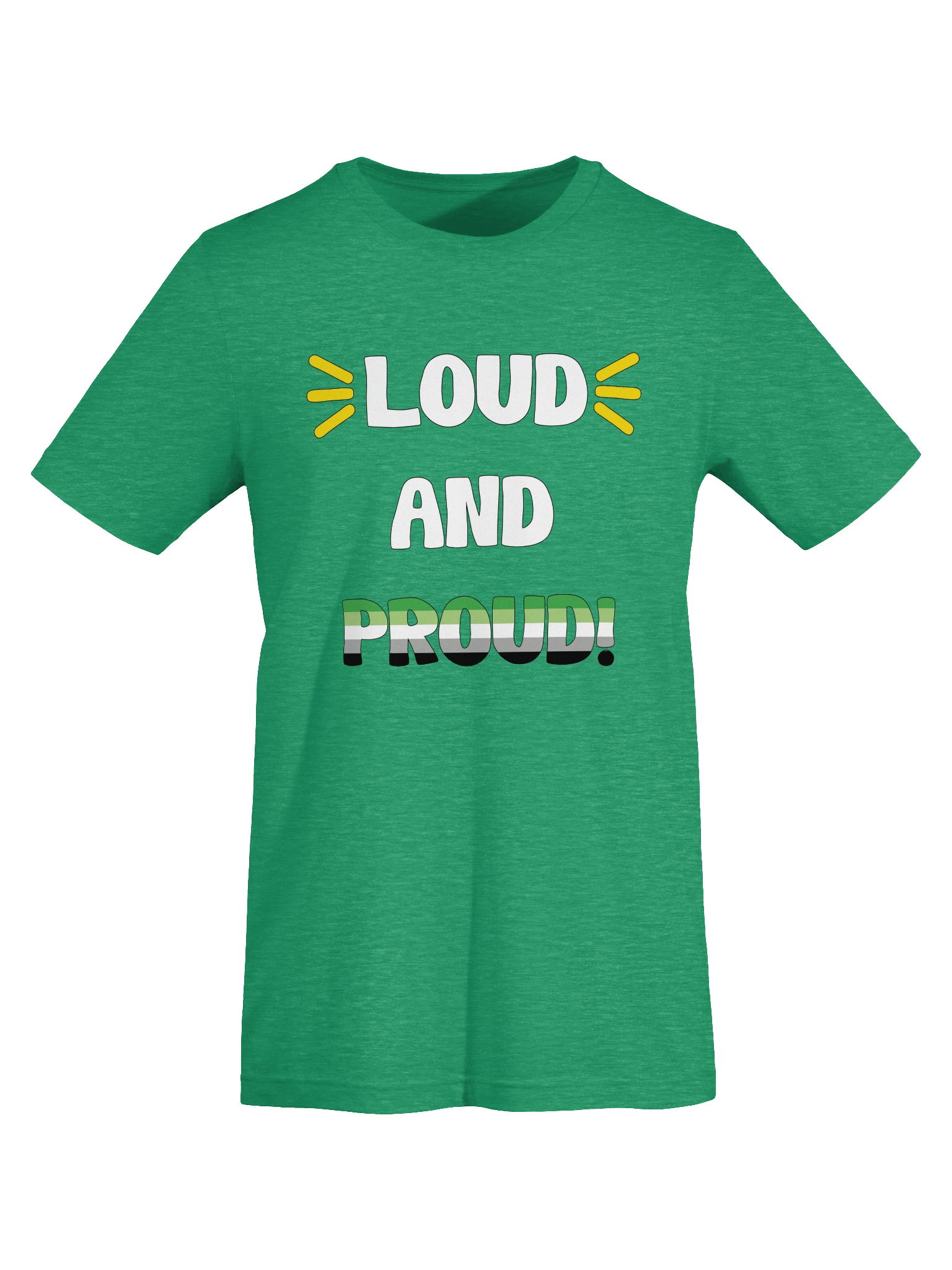 Loud and Proud Aromantic T-Shirt product image (63)