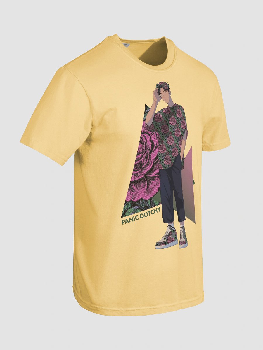 Patterned Ikimen Pink Rose Tee product image (88)