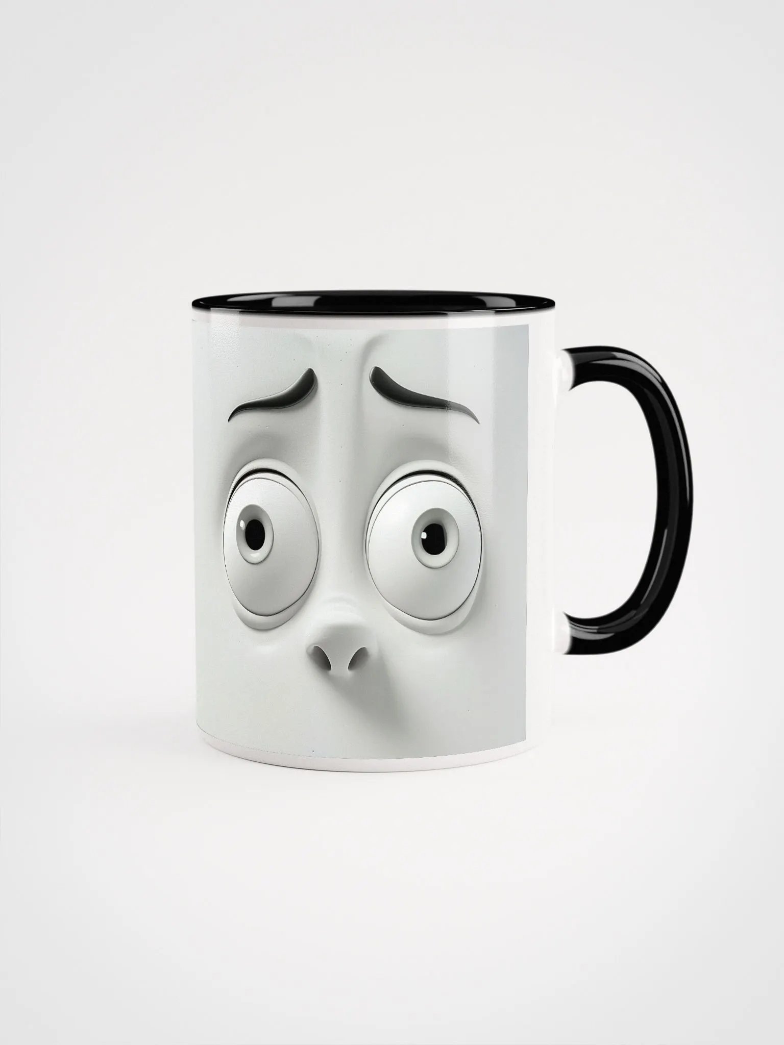 Furrowed Brow Mug: Start Your Day with a Quirky Twist! product image (2)