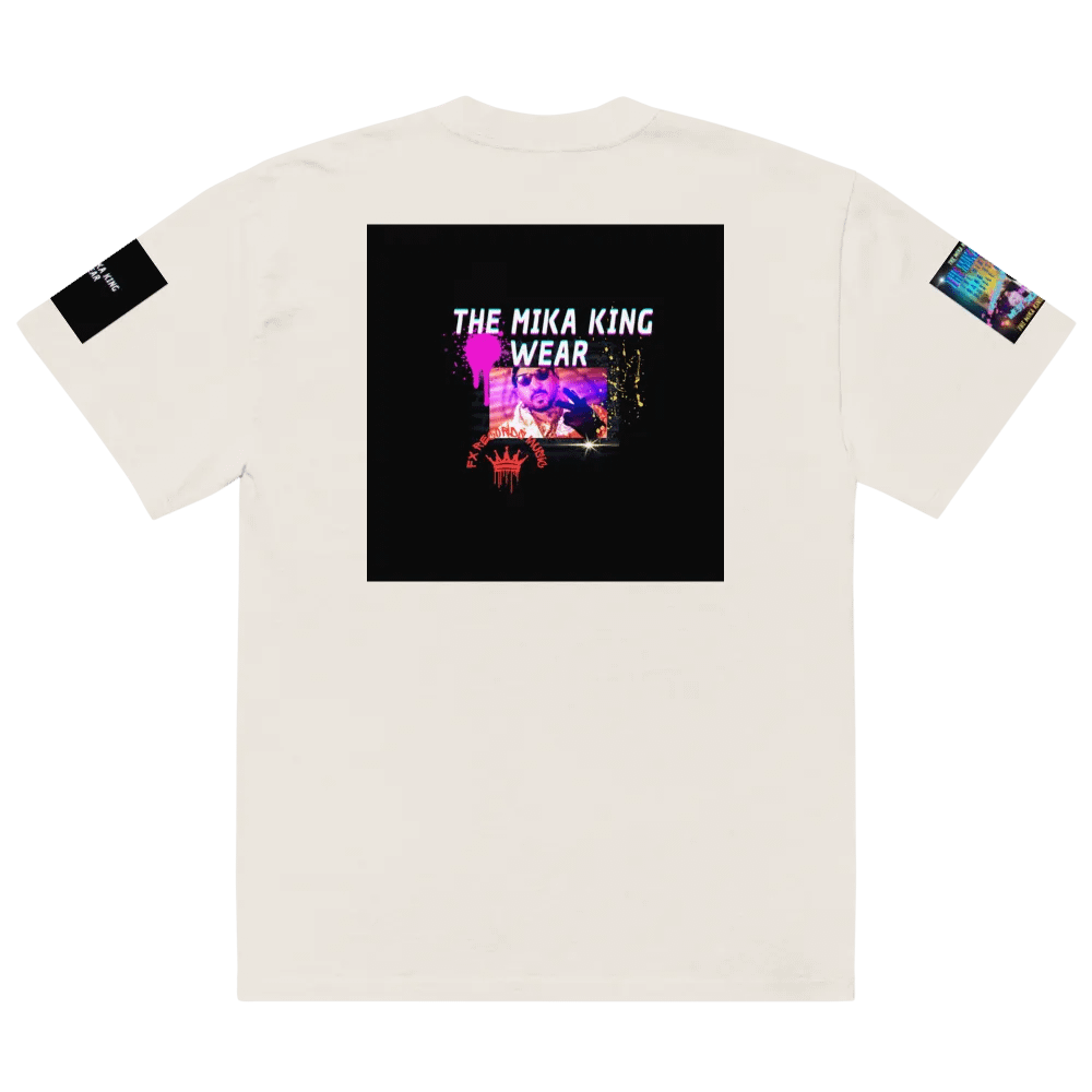 Camiseta premium de peso pesado para hombre de Cotton Heritage tHE mIKA kING Desing Model Gang Street Hussle Gang product image (6)