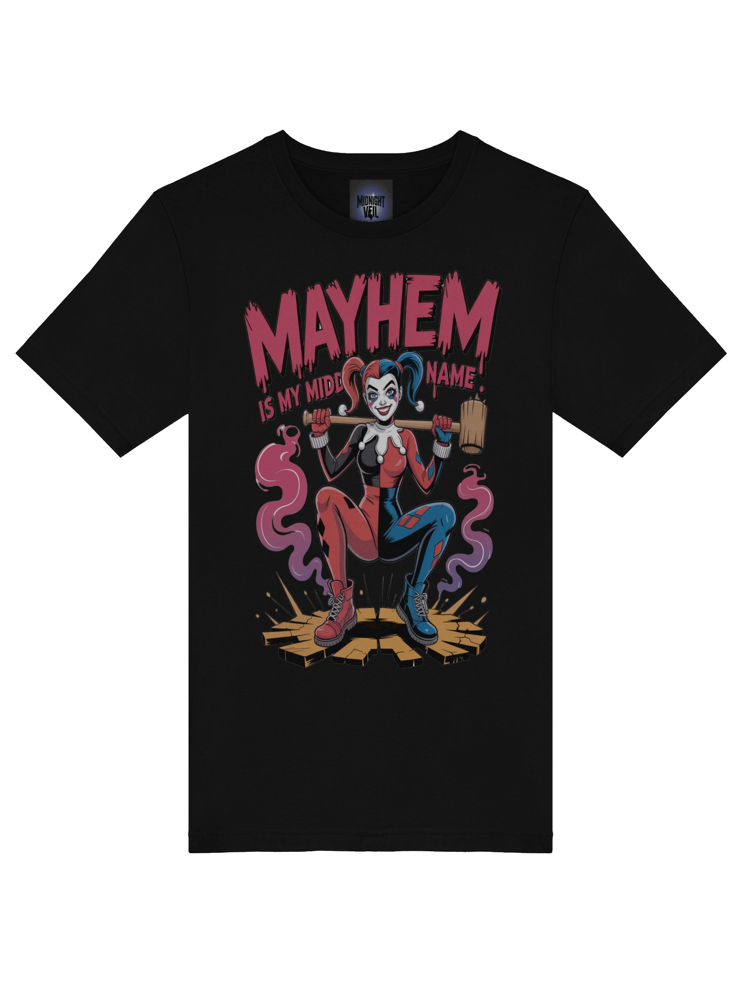 Mayhem: My Middle Name is Harley Quinn's Hammer Havoc Graphic Tee product image (7)