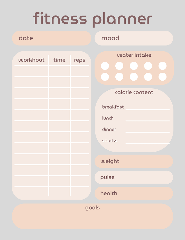 Fitness Planner product image (1)