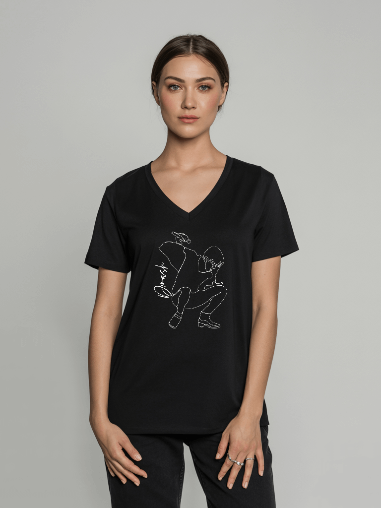 Singer From Kazakhstan Bella Canvas Unisex V-Neck product image (2)