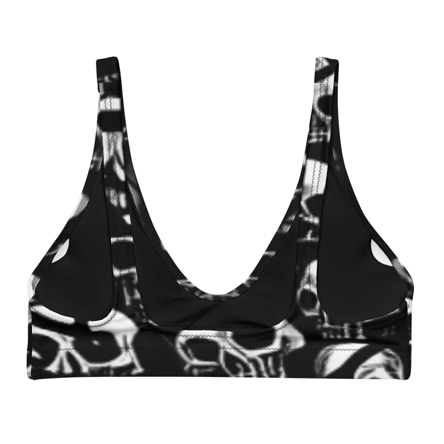 Skull Cluster Recycled Bikini Top product image (2)