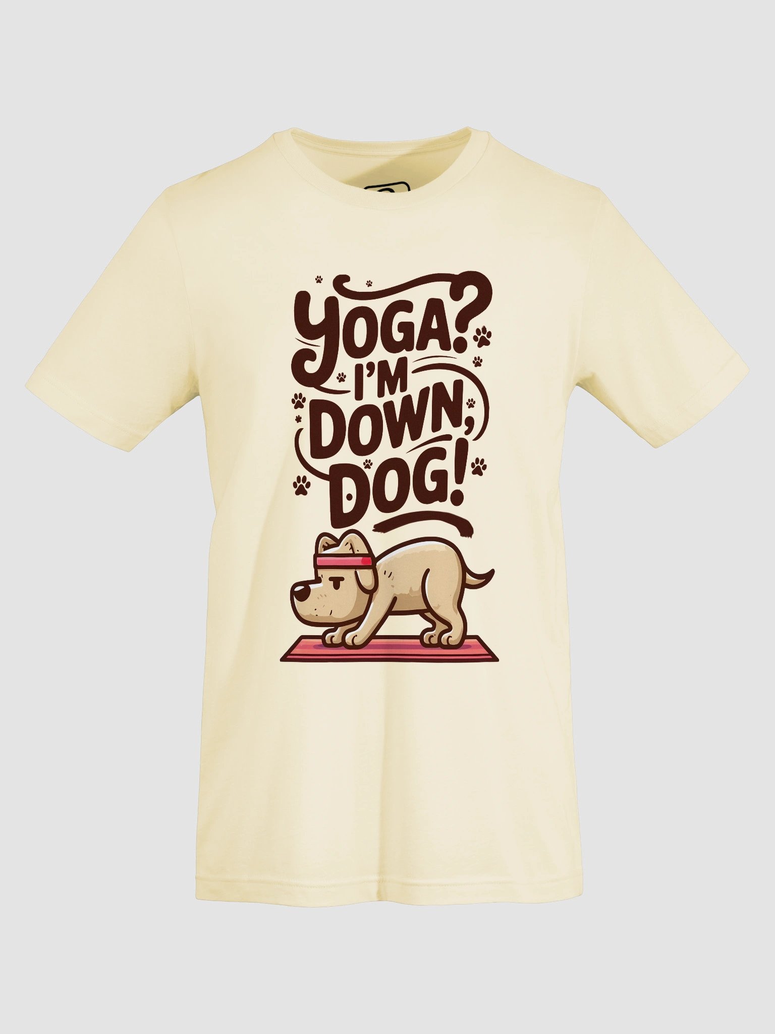Yoga? I'm Down Dog! – Funny Dog Yoga Tee for Pet Lovers & Fitness Enthusiasts T-Shirt product image (6)