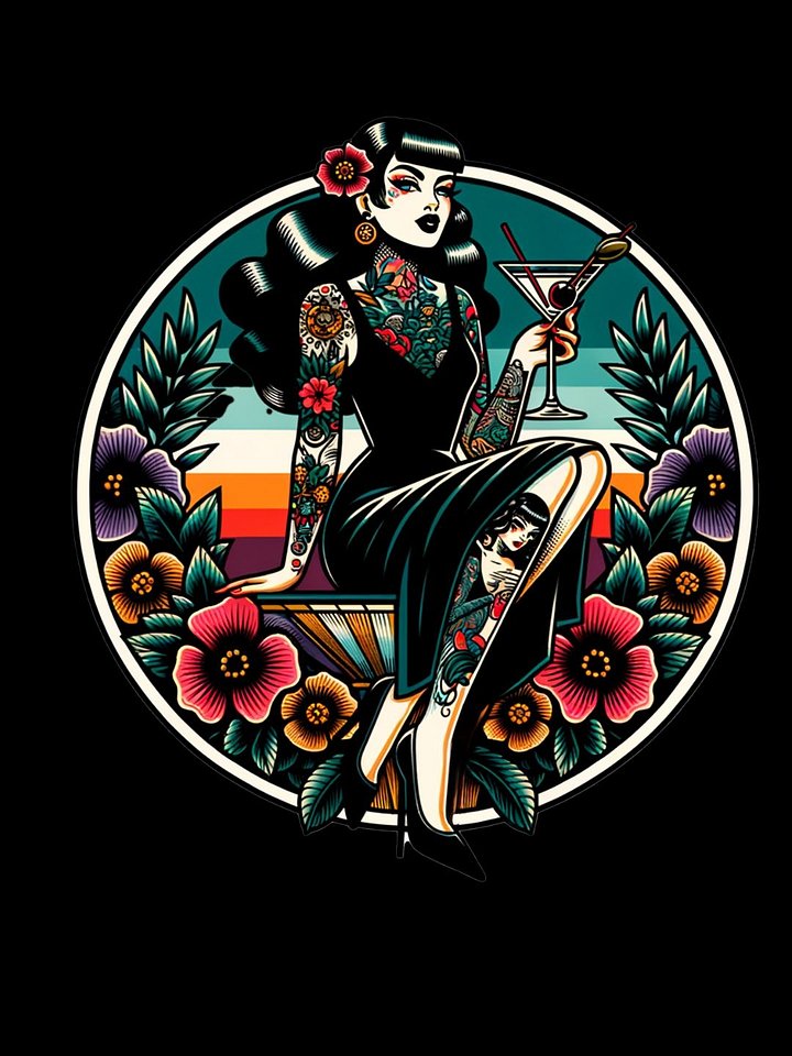 Shaken not Stirred Cropped Hoodie product image (2)