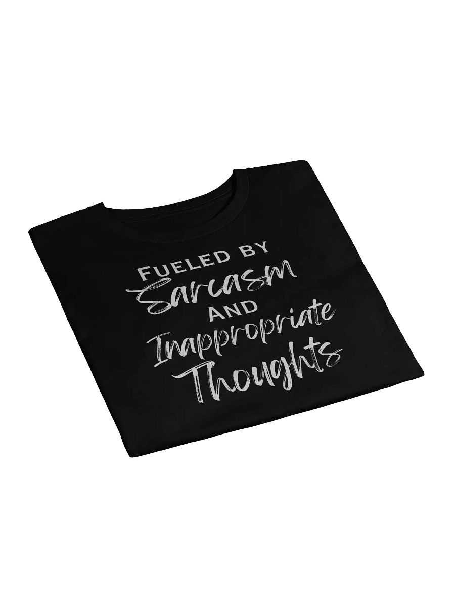 Fueled by Sarcasm and Inappropriate Thoughts Women's Crop Top product image (3)