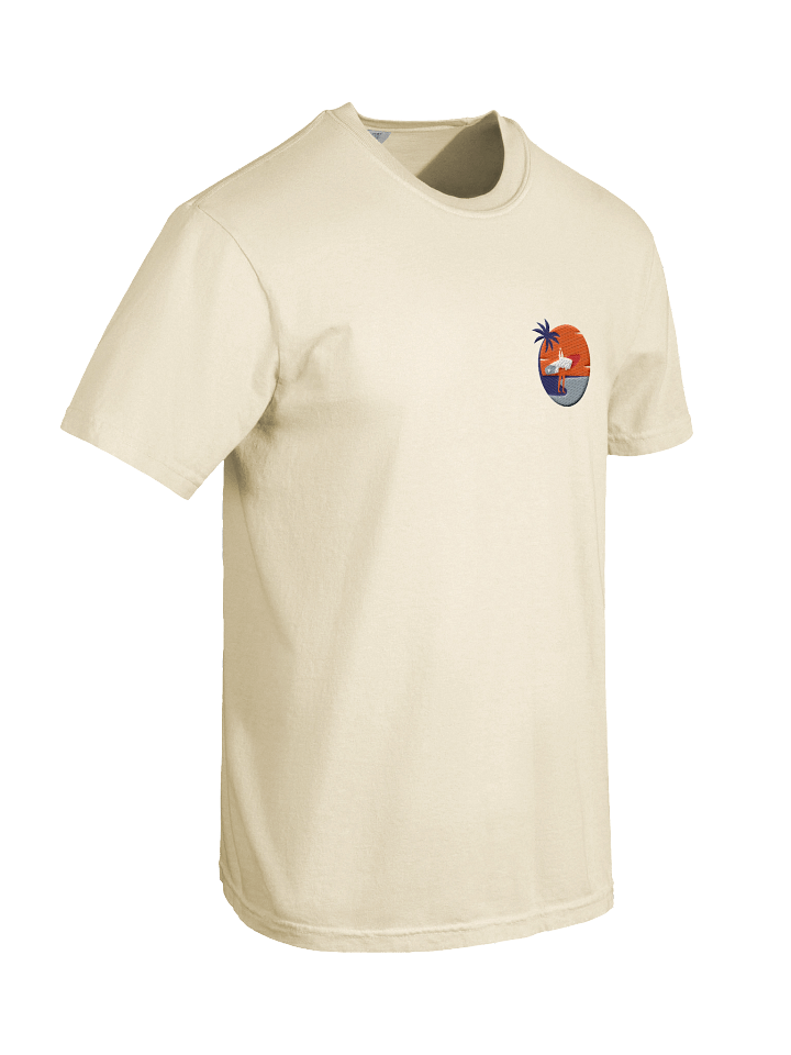 Catch Waves, Not Feelings – Retro Surf Girl Aesthetic Embroidered Tee product image (134)