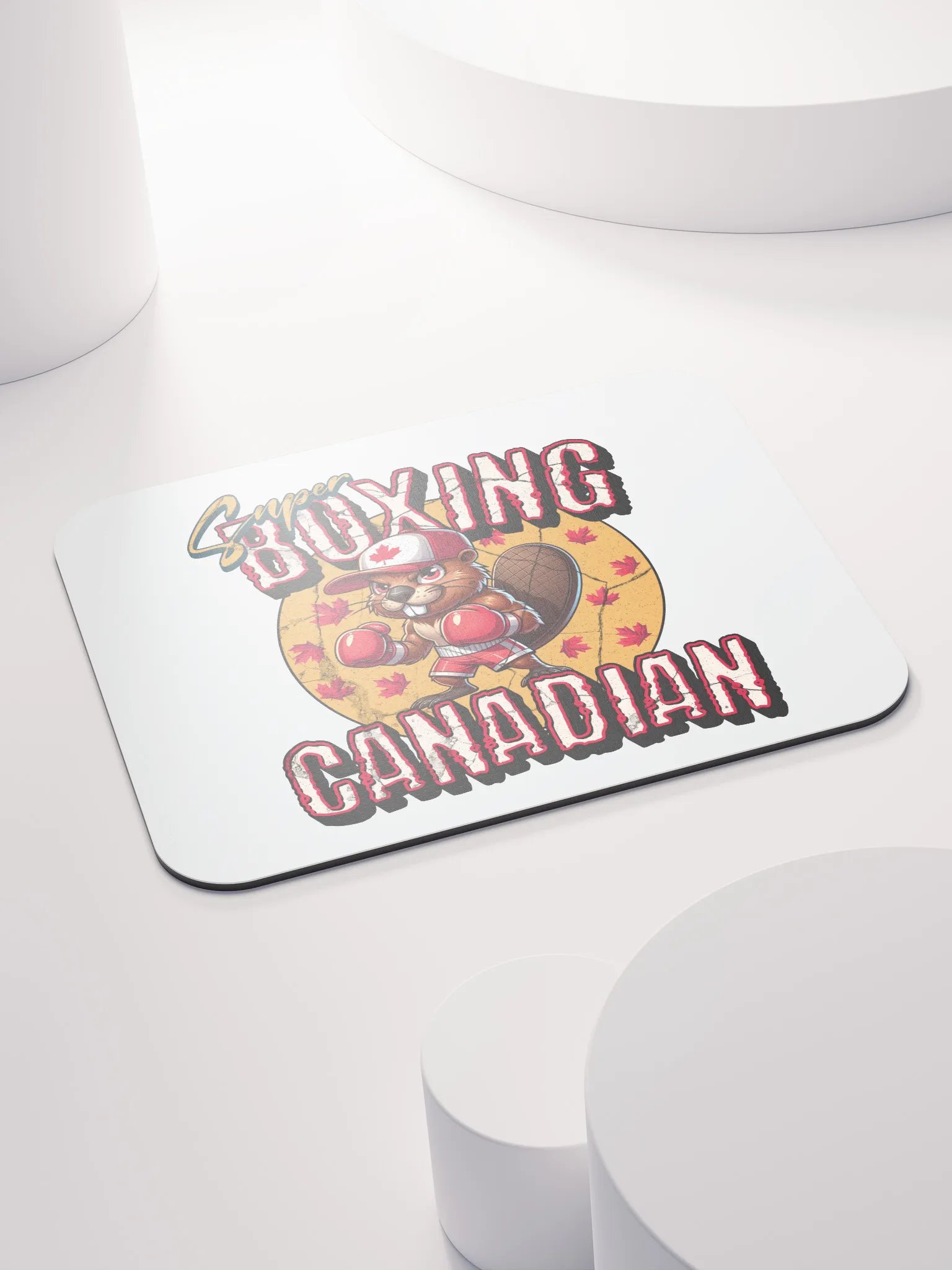 Super Boxing Canadian Beaver Classic Impressions Mouse Pad product image (4)