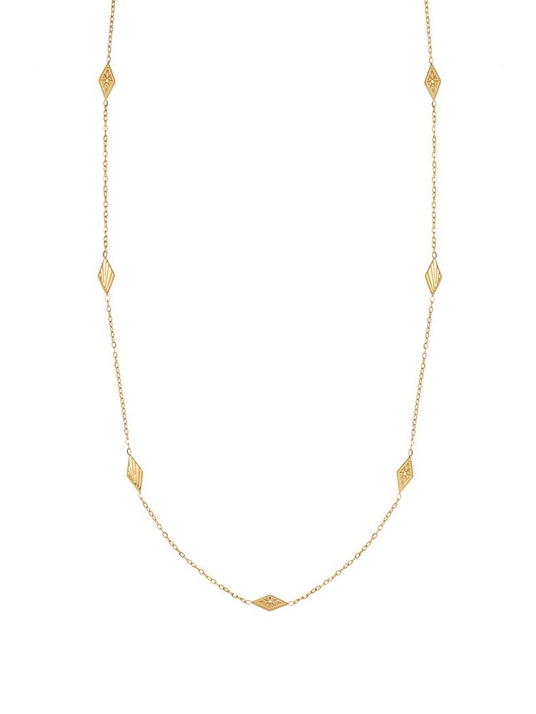 Rice Star Pendant Necklace | 18K Gold Plated. product image (1)