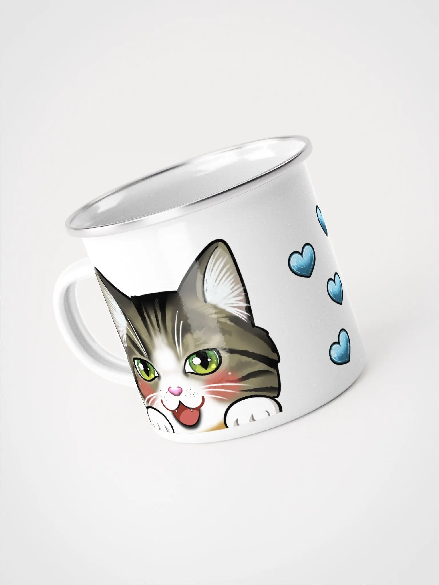 Cat Mug (Enamel) product image (3)