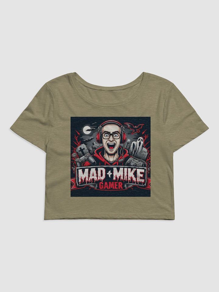 Spooky Gamer Madness Crop Tee product image (3)