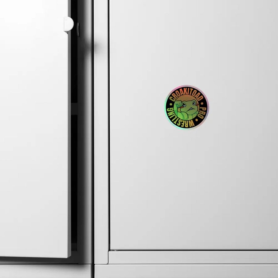 Croakitoad Pro Wrestling Holographic Sticker product image (6)