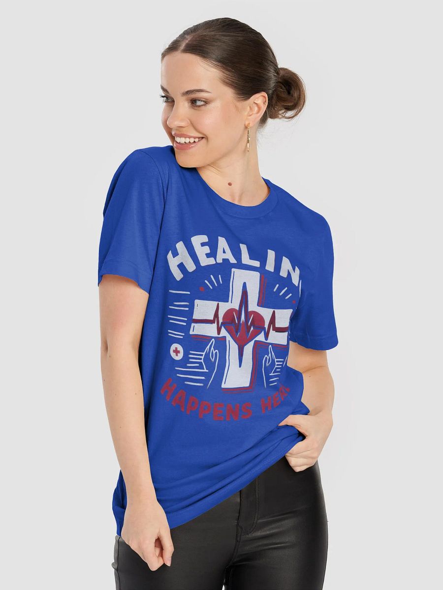 Healing Happens Here - Medical Cross T-Shirt product image (88)