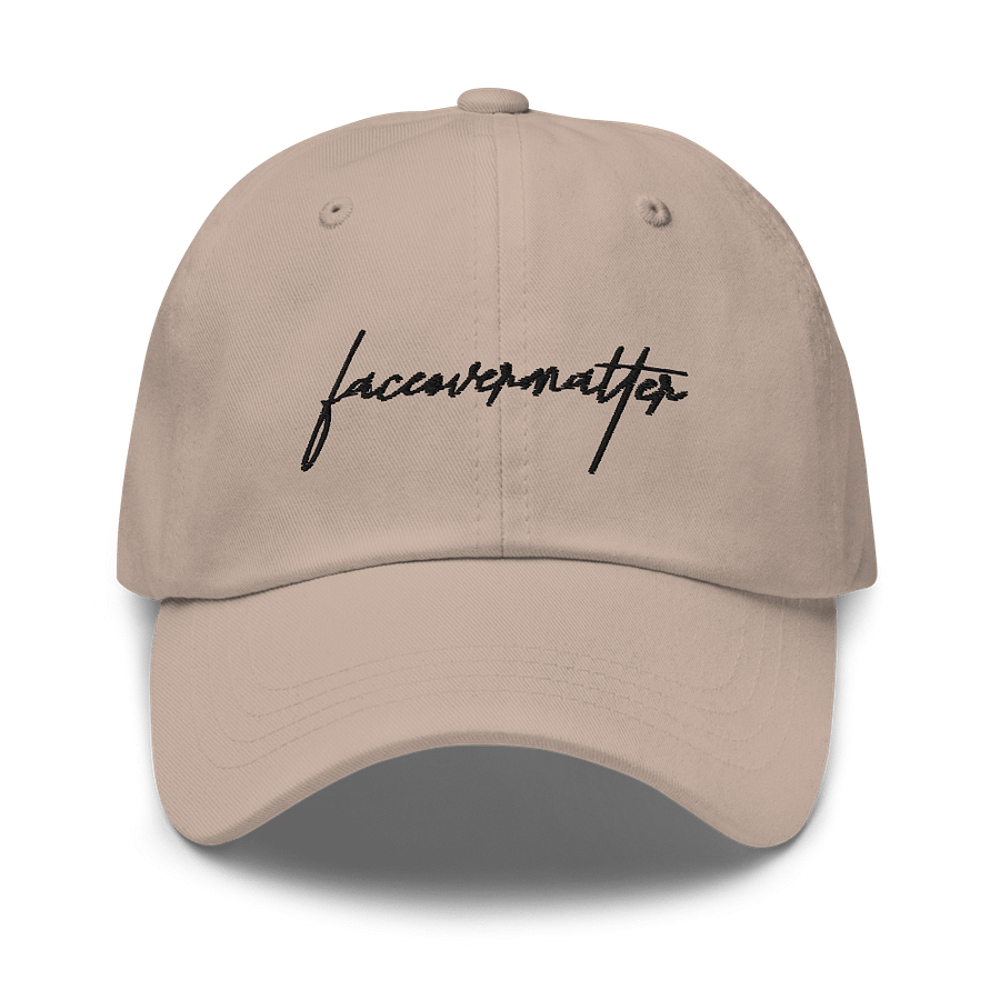 Faceovermatter Dad Hat (Stone) product image (2)